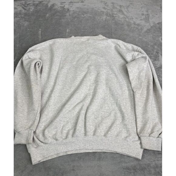 Vintage 90s Notre Dame Fighting Irish Pullover Sweatshirt Men's Size XL Gray - Picture 2 of 8